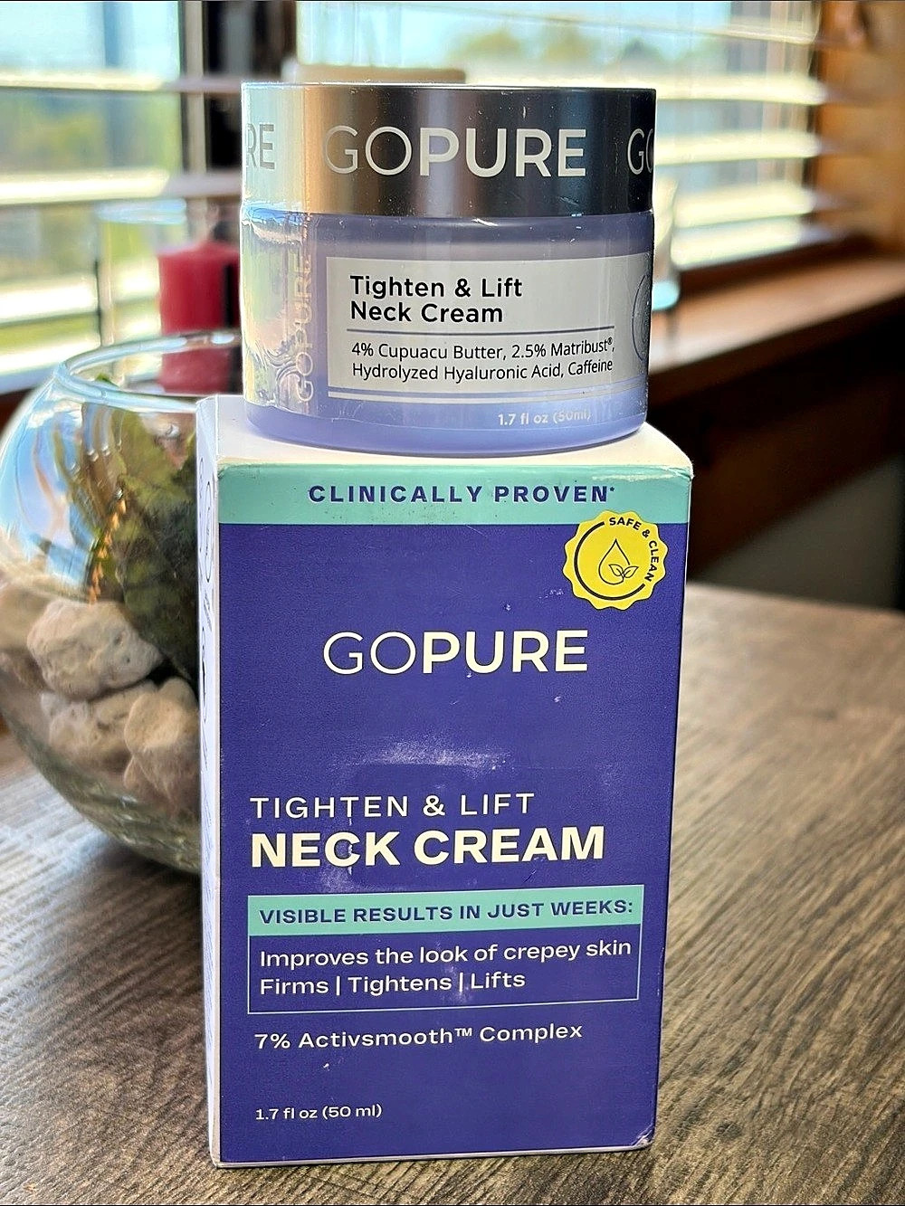 GoPure Tighten & Lift Neck Cream Moisturizer